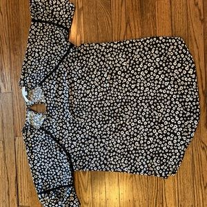 Loft maternity printed blouse